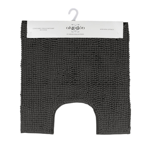 Algodon Toggle Contoured Bath Mat Temple & ster