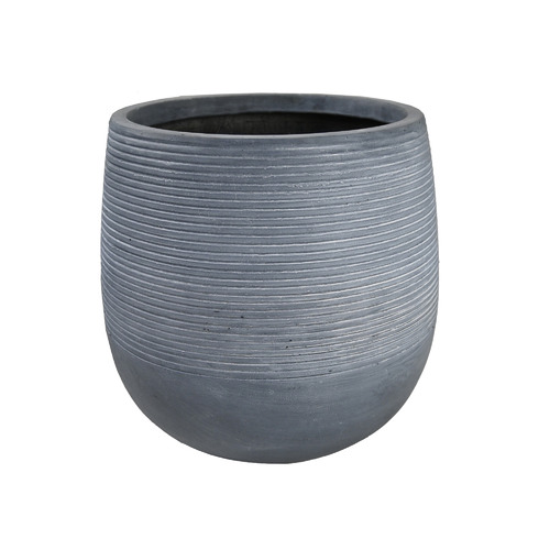 Blue Granite Squat Egg Indoor/Outdoor Planter