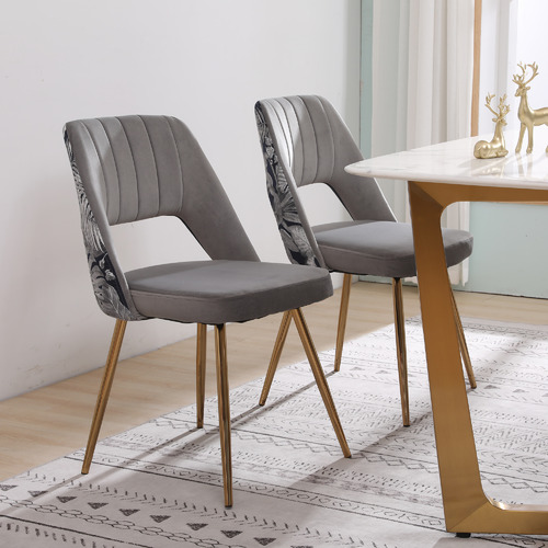 Albion Collection Lapkus Velvet Dining Chairs | Temple & Webster