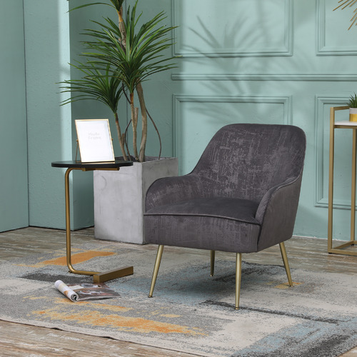 River Velvet Armchair