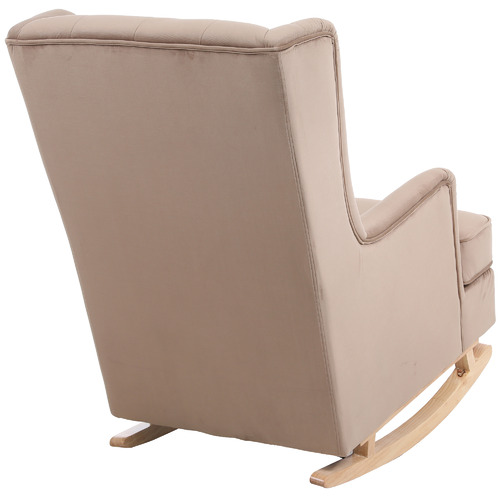 Keaton Velvet Rocking Armchair