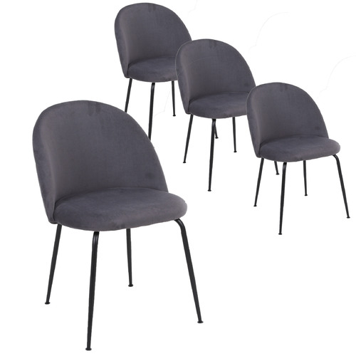 Zebrwoski Velvet Dining Chairs
