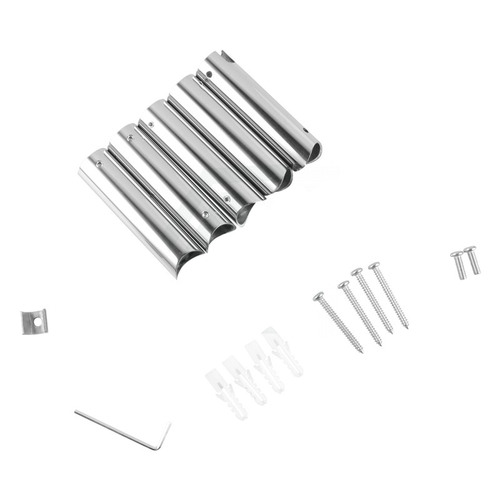 6 Bar Round Electric Heated Towel Rack