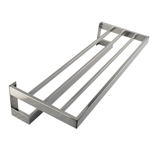 Mohegan Steel Double Towel Holder