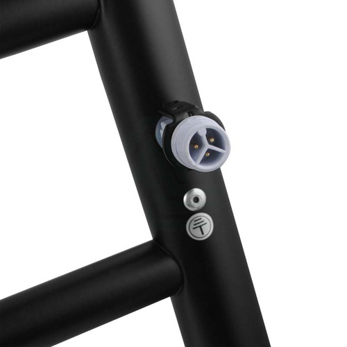 6 Bar Round Electric Heated Towel Rack