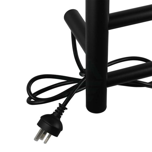 6 Bar Round Electric Heated Towel Rack
