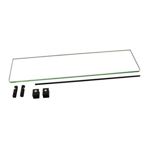 Gale Steel & Glass Bathroom Shelf