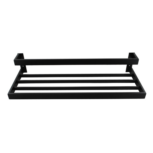 Mohegan Steel Double Towel Holder