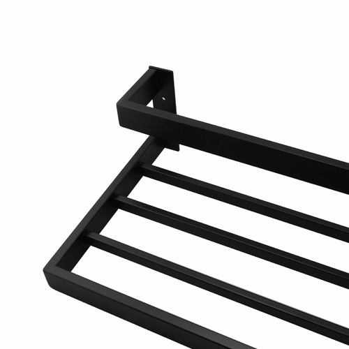 Mohegan Steel Double Towel Holder