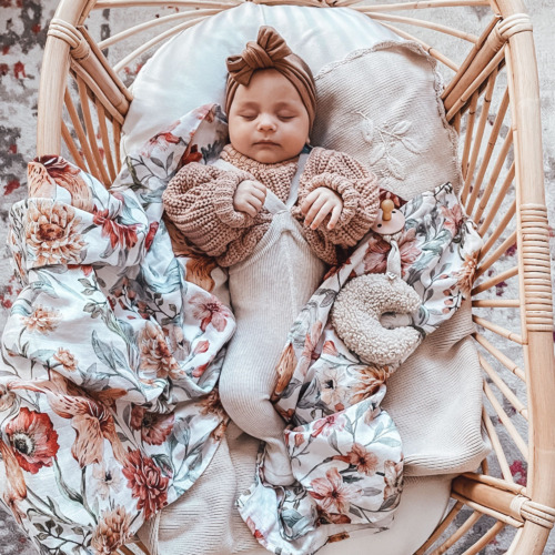 Pop Ya Tot Le Piccadilly Cotton Muslin Swaddle Temple & ster