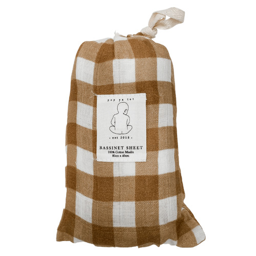 Pop Ya Tot Lancaster Cotton Muslin Sheet Temple & ster