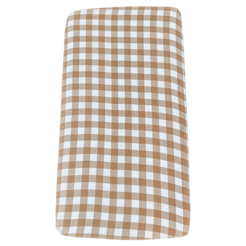 Pop Ya Tot Lancaster Cotton Muslin Cot Sheet Temple & ster