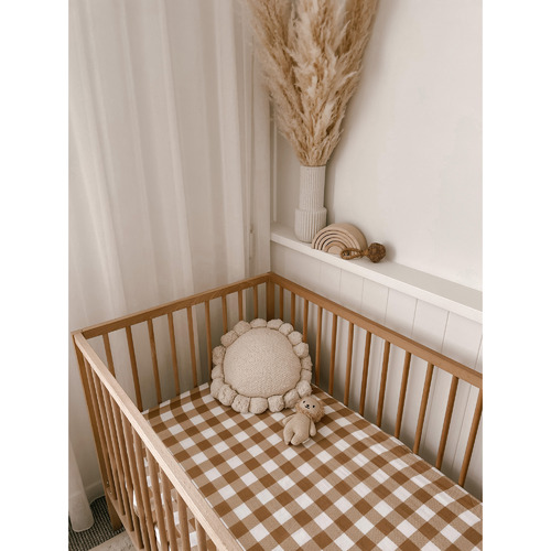 Pop Ya Tot Lancaster Cotton Muslin Cot Sheet Temple & ster