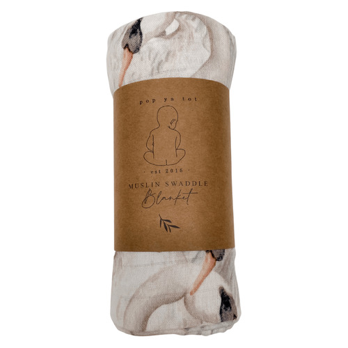 Pop Ya Tot Cob & Pen Cotton Muslin Swaddle Temple & ster
