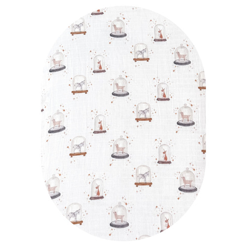 Pop Ya Tot Curious Creatures Cotton Sheet Temple & ster