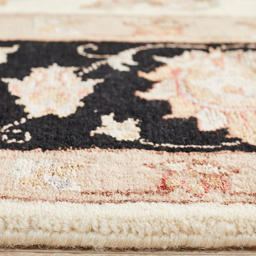 Alline Hand Knotted Traditional Wool-Blend Rug