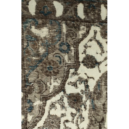 Moss & Mint Wool Blend Vintage Style Persian Rug