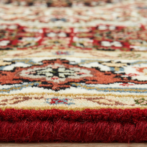 Brown Persian-Inspired III Hand-Knotted Wool Mahi Rug