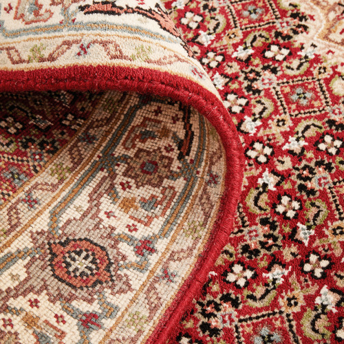 Brown Oriental II Hand-Knotted Wool Mahi Rug