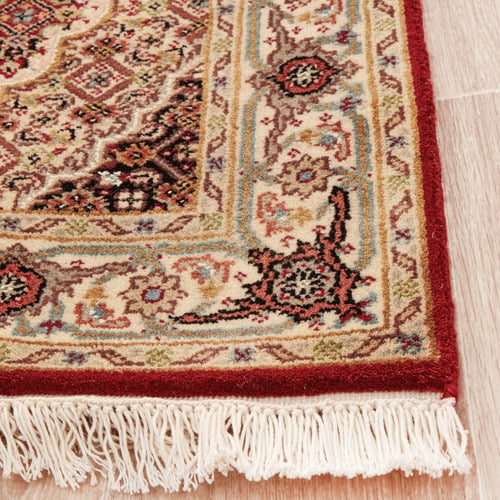 Brown Oriental III Hand-Knotted Wool Mahi Rug