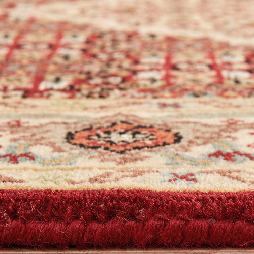 Brown Oriental III Hand-Knotted Wool Mahi Rug