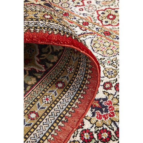 Hand-Knotted Silk Rug