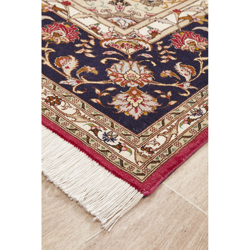 Purple Raj Hand-Knotted Rug