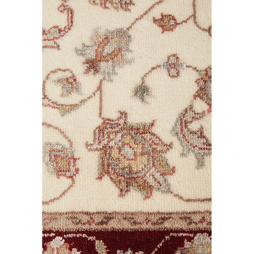 Hand-Knotted Wool & Silk Persian Rug