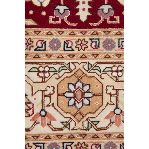 Red Raj Hand-Knotted Rug