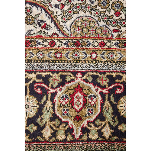 Hand-Knotted Silk Rug