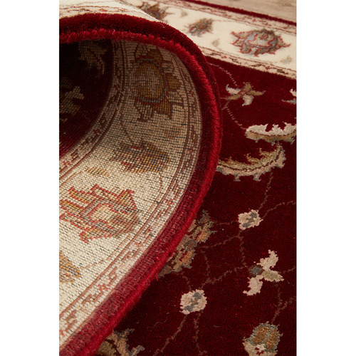 Hand-Knotted Wool & Silk Rug