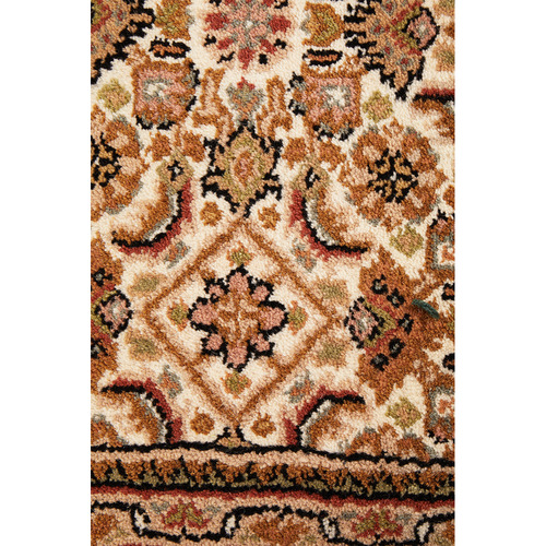 Hand-Knotted Indian Wool & Silk Rug