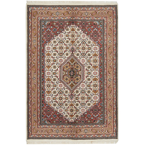 Brown Hand-Knotted Rug