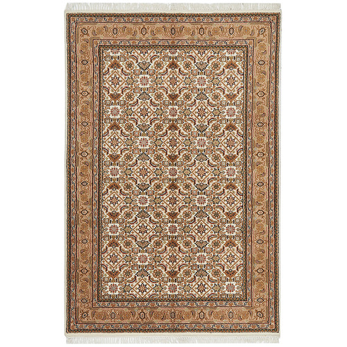 Hand-Knotted Traditional Indian Rug