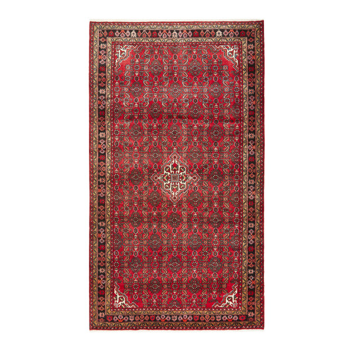 Herati Hand-Knotted Wool Persian Rug