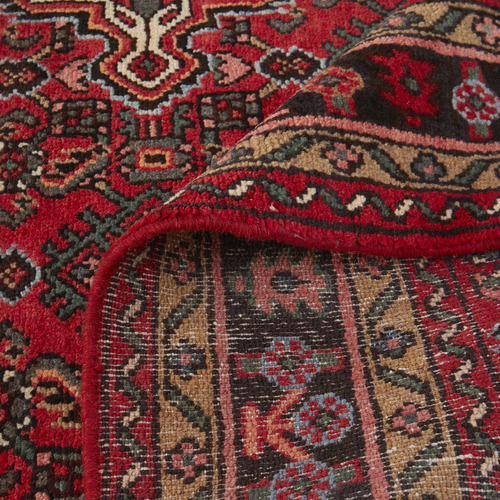 Herati Hand-Knotted Wool Persian Rug