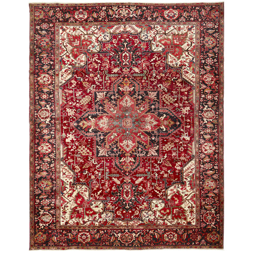 Eldred Hand-Knotted Wool Persian Rug