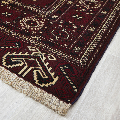 Hamza Hand-Knotted Wool Persian Rug