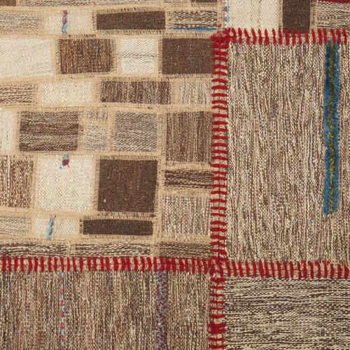 Hardy Persian Hand-Knotted Wool Round Rug