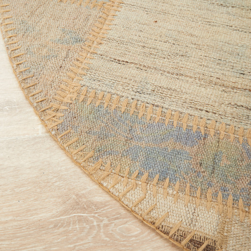 Titus Persian Hand-Knotted Wool Round Rug