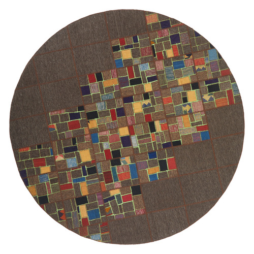 Allan Persian Hand-Knotted Wool Round Rug