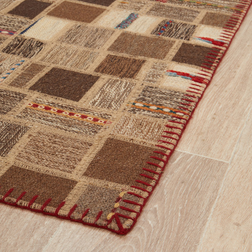 Lewis Persian Hand-Knotted Kilim Wool Rug