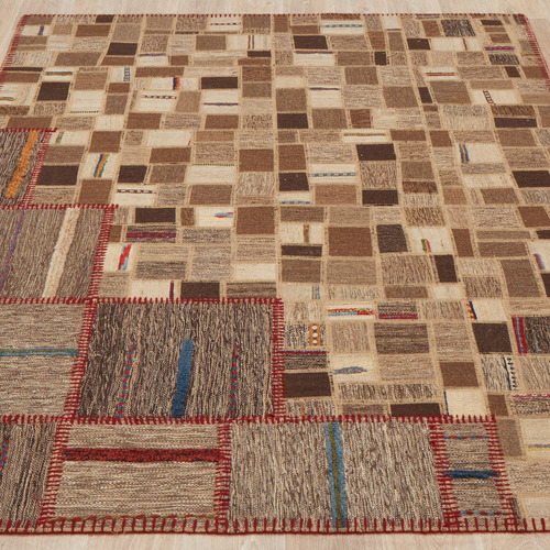 Carroll Persian Hand-Knotted Kilim Wool Rug
