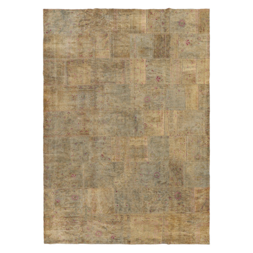 Zaan Pure Wool Vintage Persian Rug