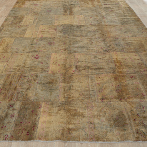 Zaan Pure Wool Vintage Persian Rug