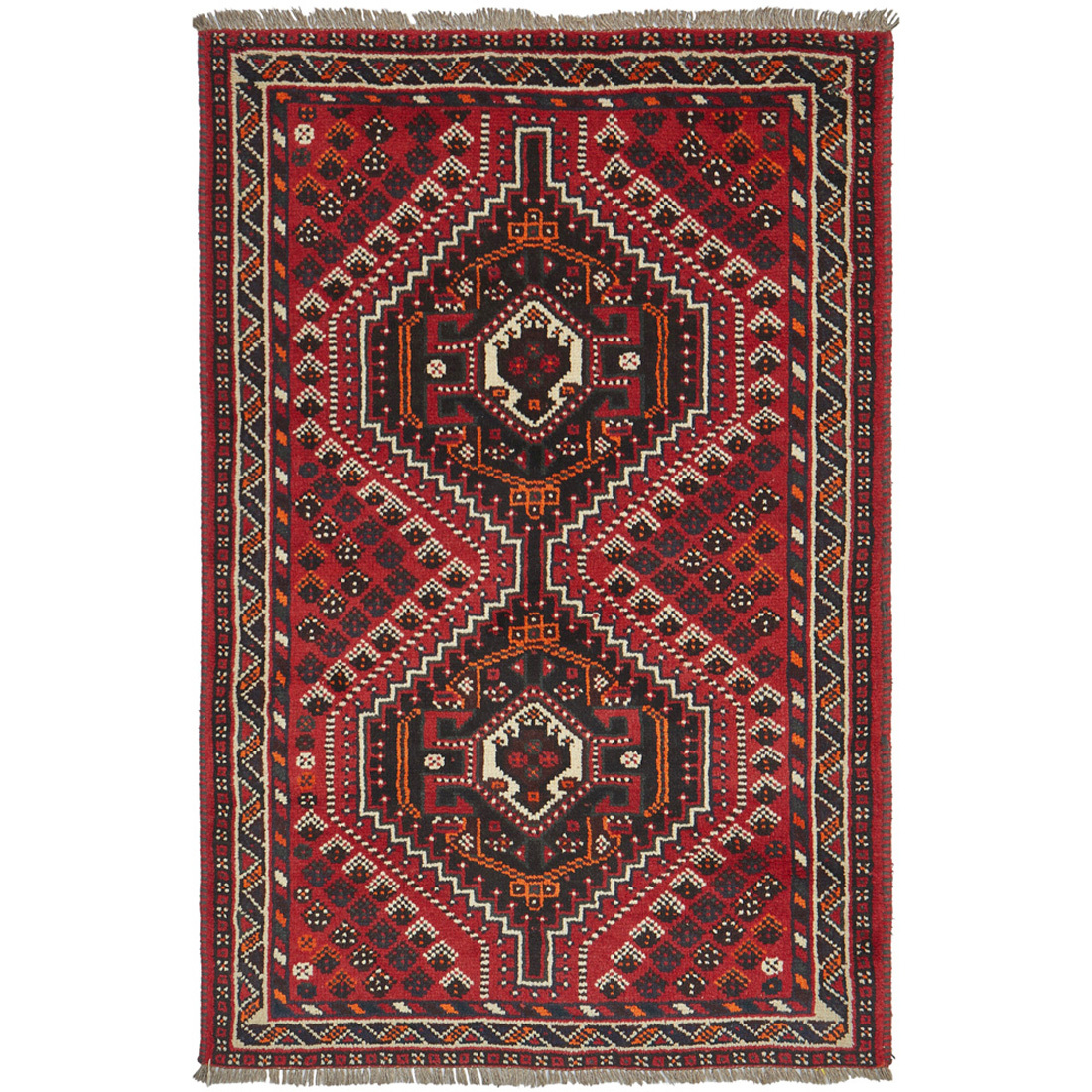 Shiraz Hand-Knotted Wool Rug