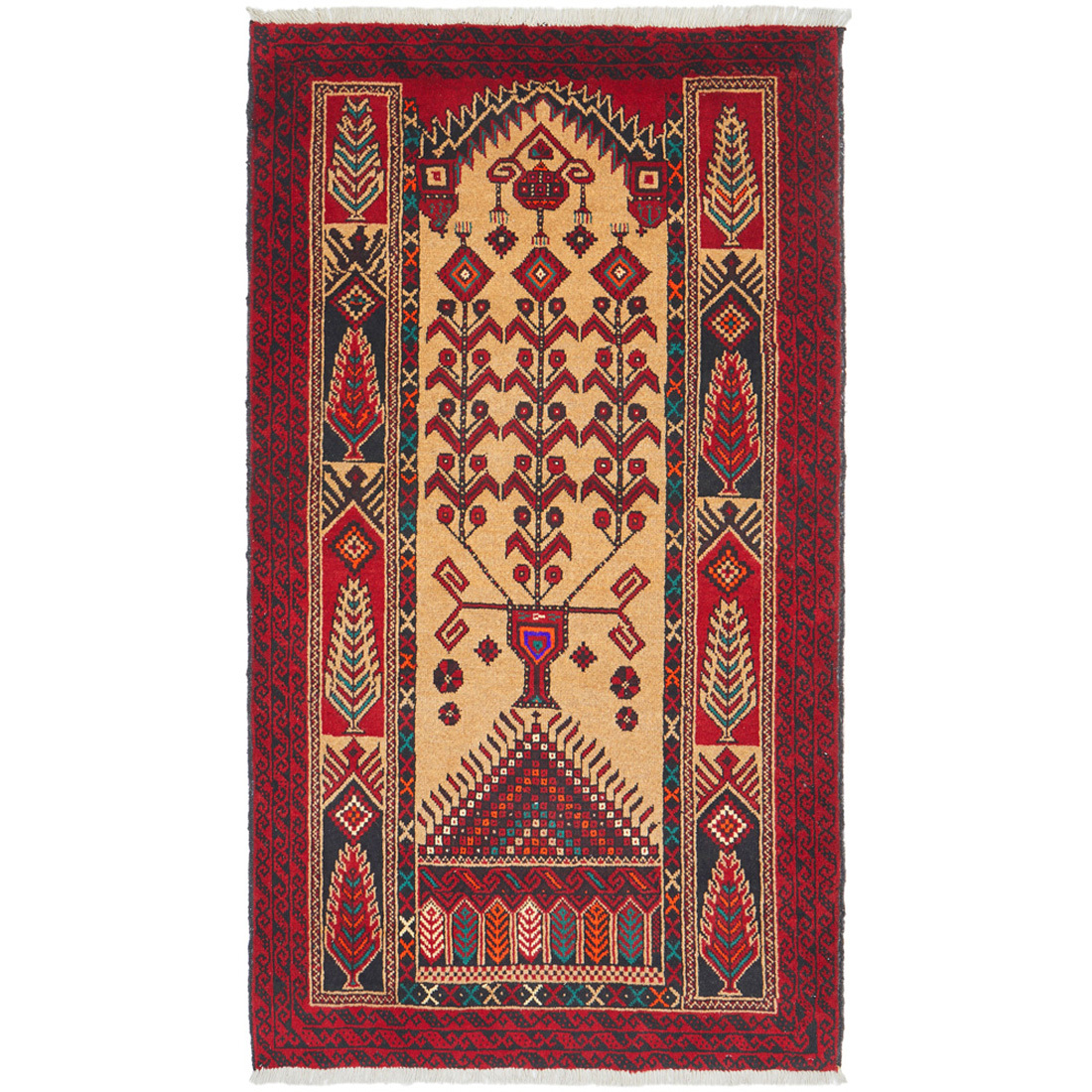 Balouch IV Hand-Knotted Wool Rug