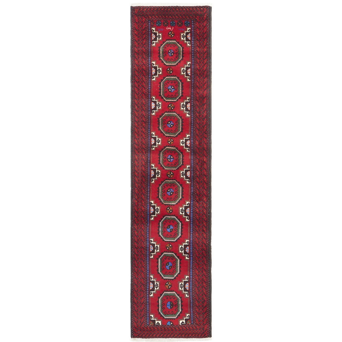 Balouch X Hand-Knotted Wool Runner