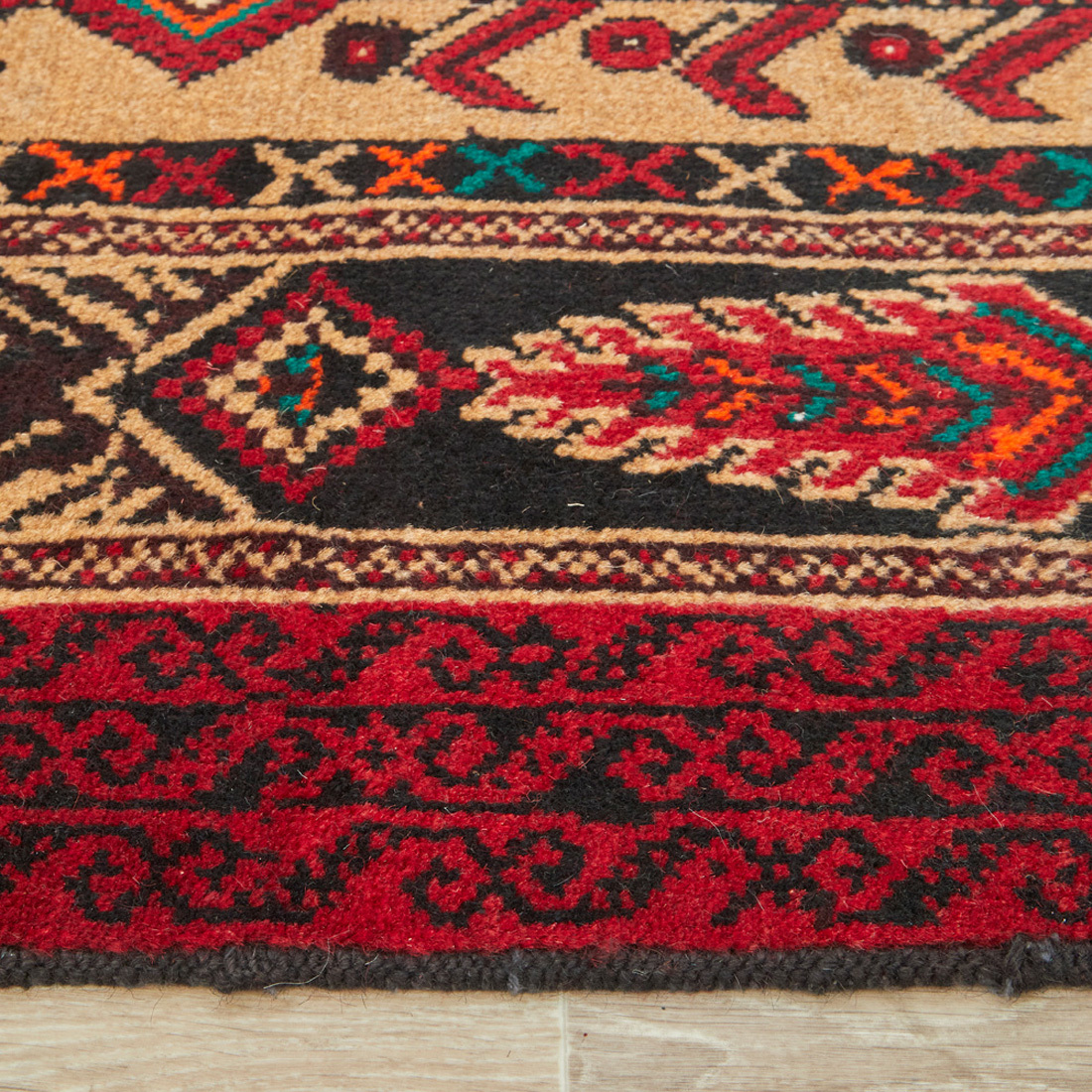 Balouch IV Hand-Knotted Wool Rug