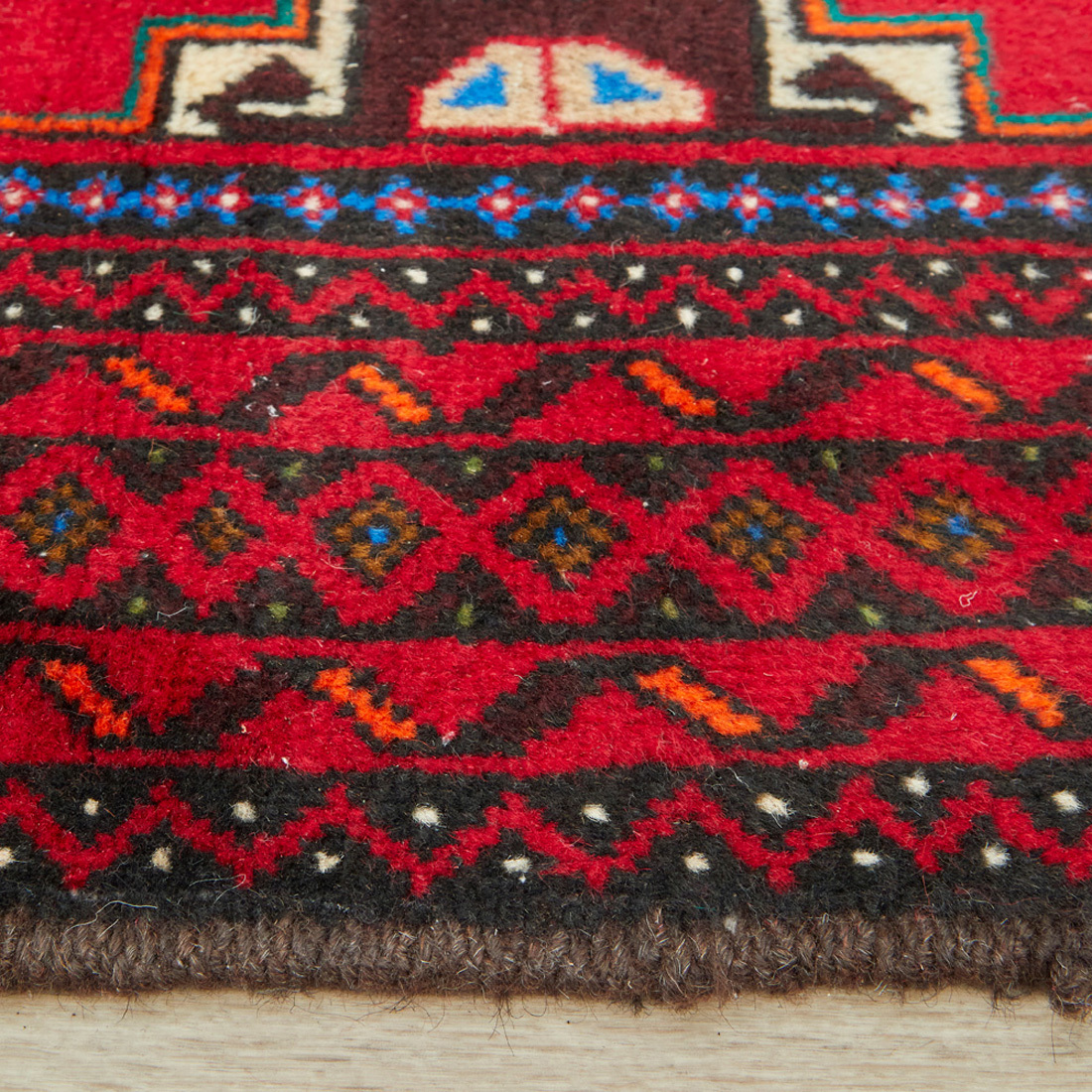 Balouch X Hand-Knotted Wool Runner